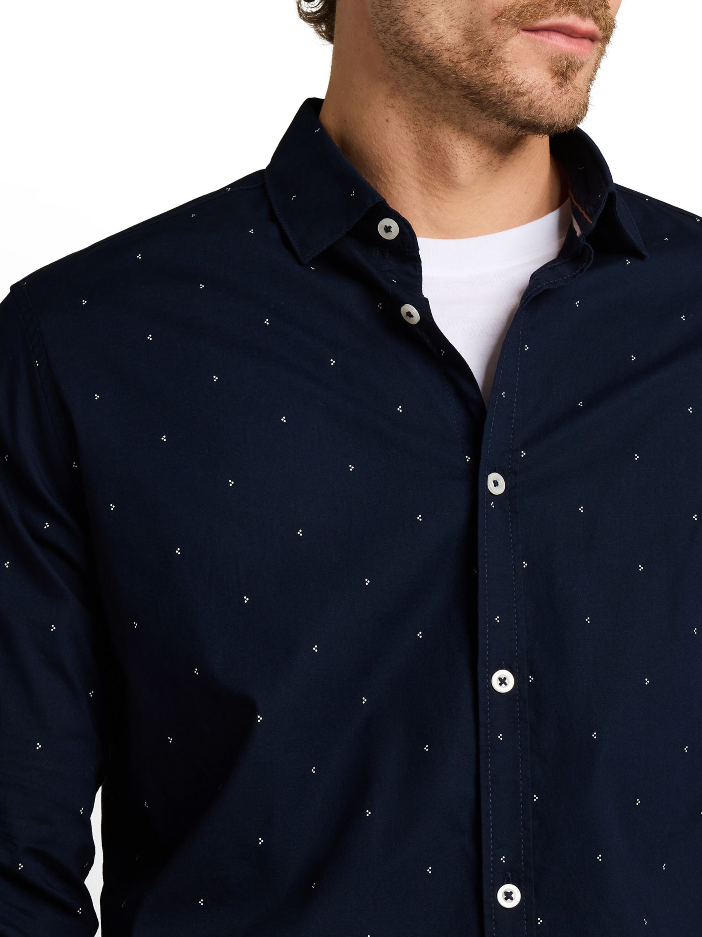 TOM TAILOR Regular fit Skjorta i blå