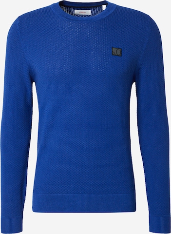 s.Oliver Pullover in Blau: Vorderseite