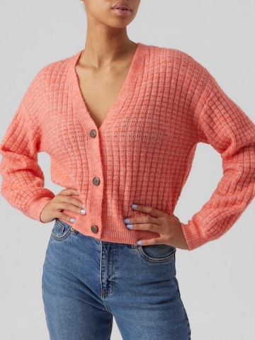 Cardigan 'ELISA' VERO MODA en orange