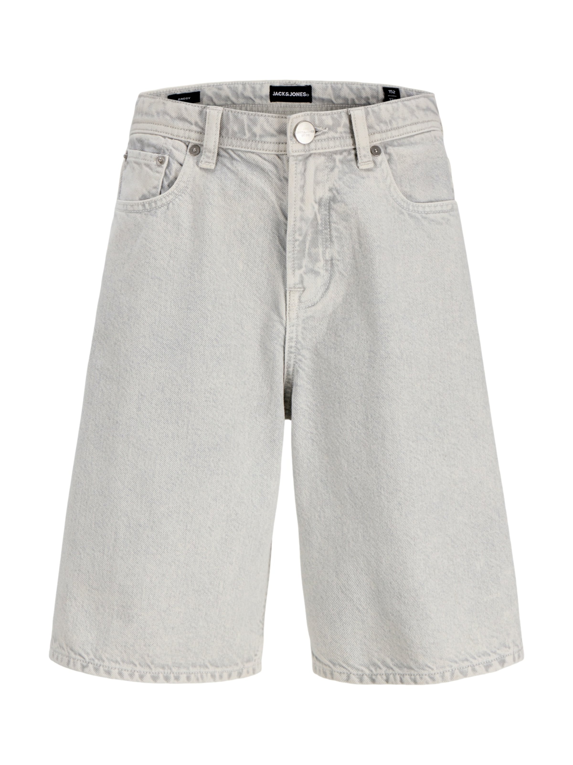 Jack & Jones Junior - Ropa ancha Vaquero 'JJIAlex JJOriginal' en gris: frente