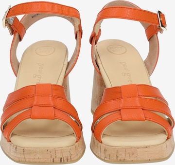 Paul Green Sandalen met riem in Oranje