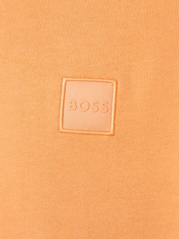 BOSS Sweatshirt 'Wetalk' in Orange