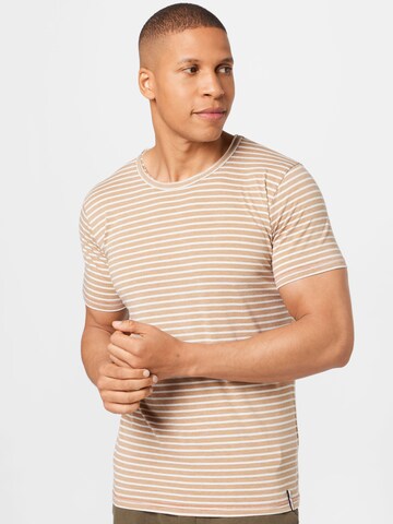 Key Largo Shirt 'DANILO' in Beige: voorkant