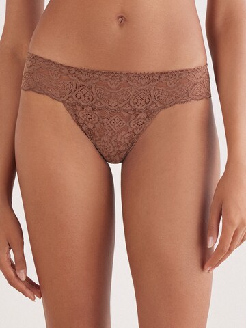 INTIMISSIMI Panty in Brown: front