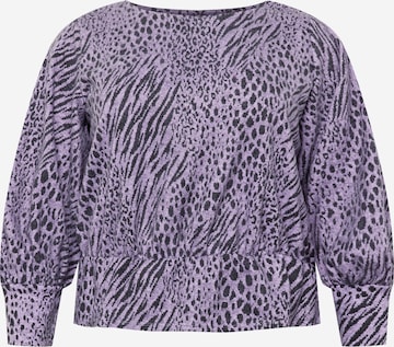 River Island Plus Bluse in Lila: front