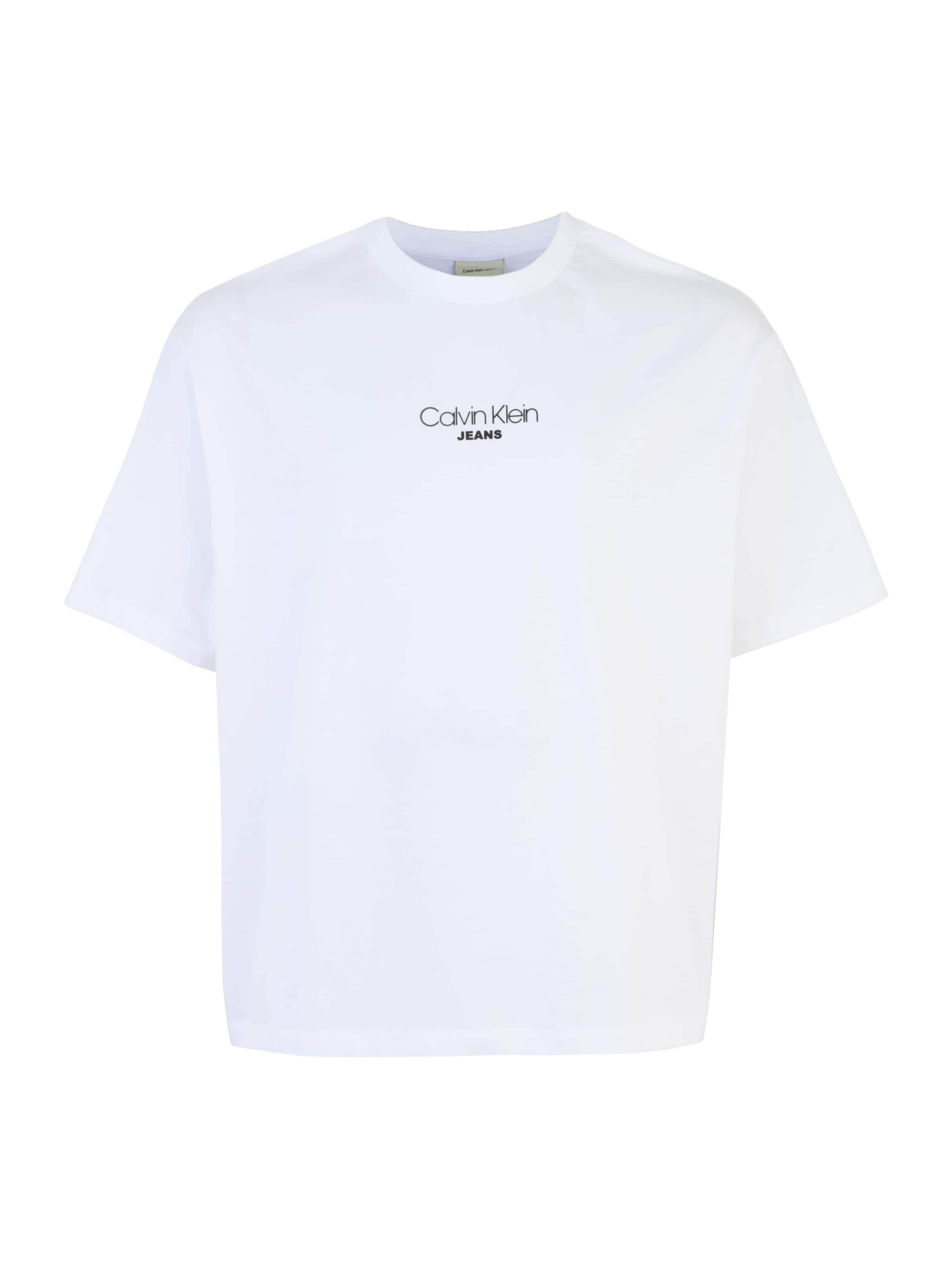 Calvin Klein Jeans T-shirt i vit: framsida