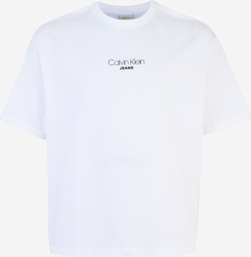 Calvin Klein Jeans T-shirt i vit: framsida
