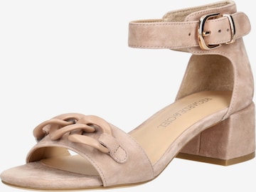 Regarde le Ciel Sandalen met riem in Bruin: voorkant