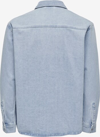 Only & Sons Comfort fit Overhemd 'BILL' in Blauw