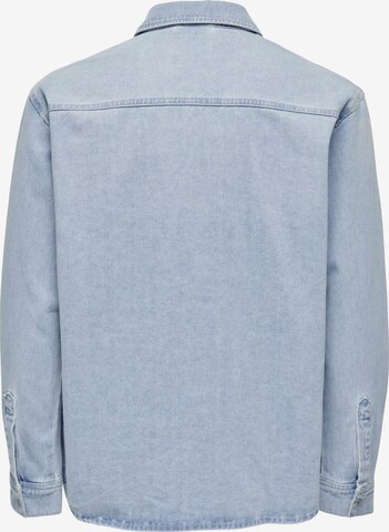 Only & Sons Comfort Fit Hemd 'BILL' in Blau