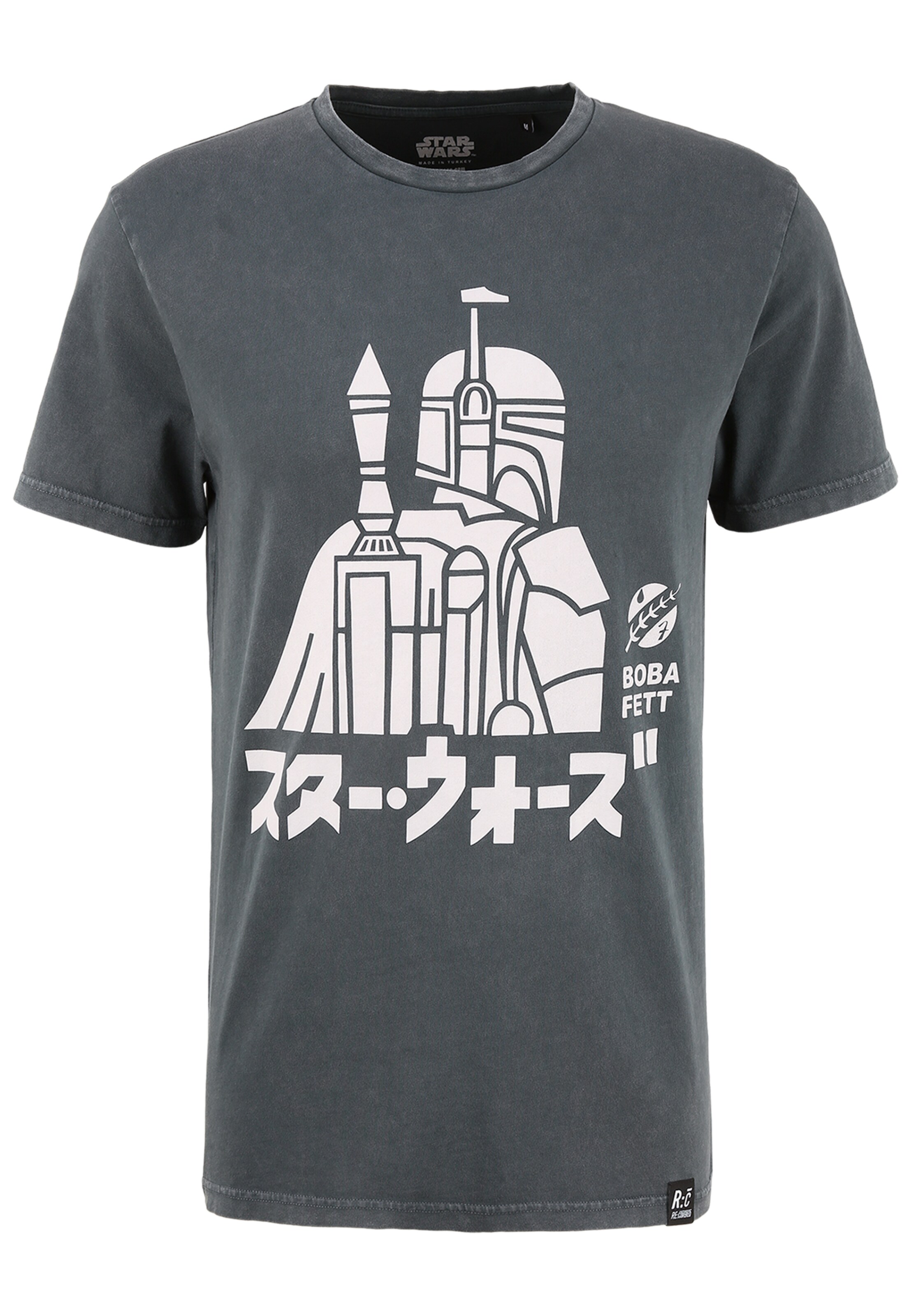 Recovered Shirt 'Star Wars Boba Fett' in Grey, Item view