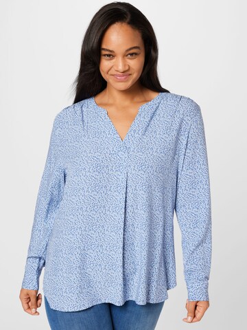 Tom Tailor Women + Blouse in Blauw: voorkant