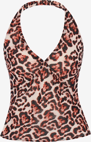 Haut 'Festive' faina en rouge : devant