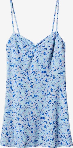MANGO Summer Dress 'SEA' in Blue: front