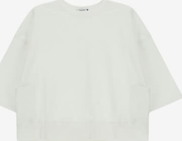 Sweat-shirt 'PLEASE FELPA FELPA' PLEASE en blanc : devant