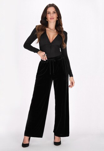 Loosefit Pantalon 'Fashion Look' faina en noir