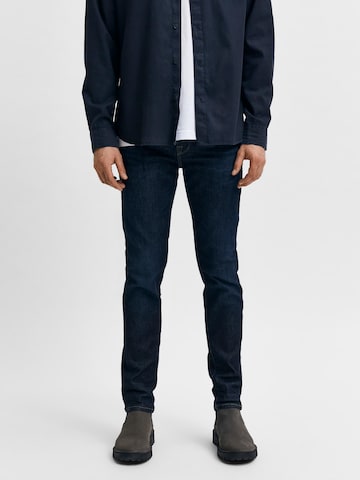 SELECTED HOMME Slimfit Jeans 'Leon' in Blau: predná strana