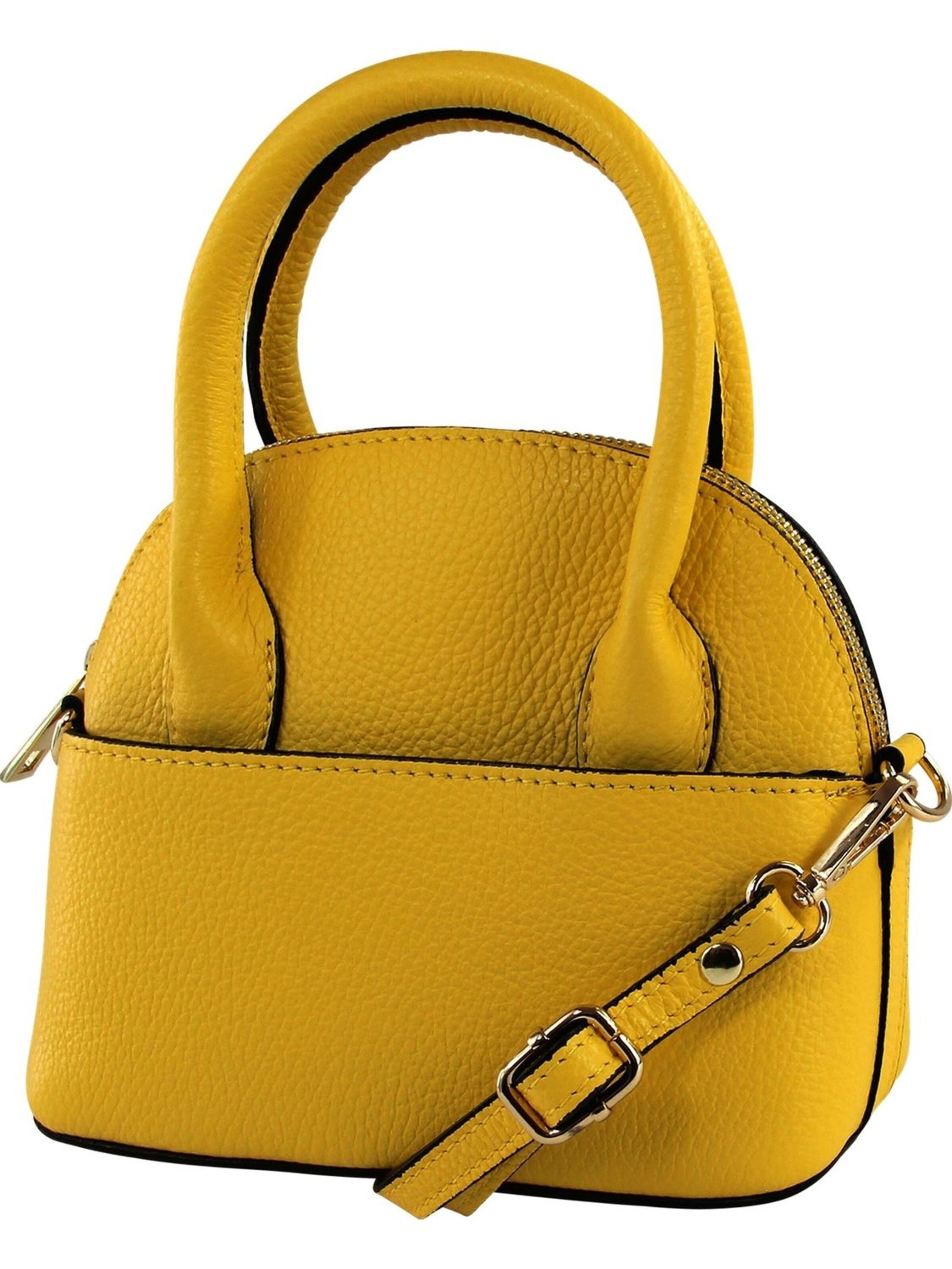 Toscanto - Bolso de hombro en amarillo: frente