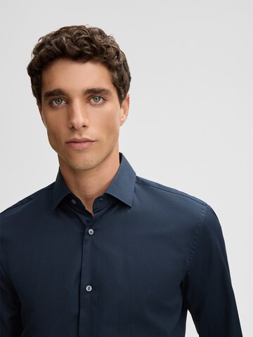 STRELLSON Slim fit Button Up Shirt ' Stan ' in Blue