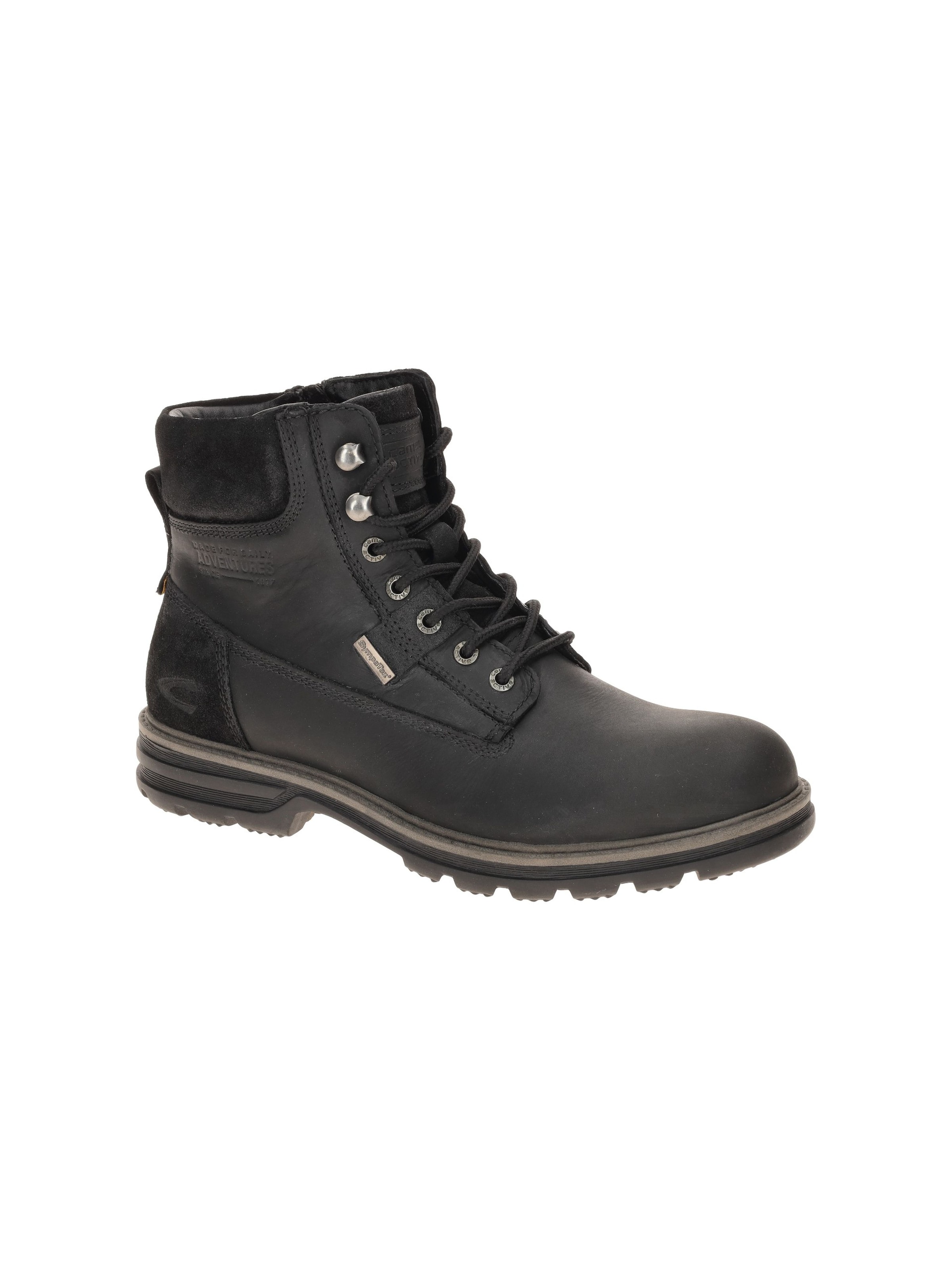 CAMEL ACTIVE Lace-Up Boots 'Darwin' in Black: front