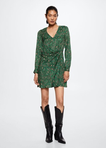 Robe MANGO en vert