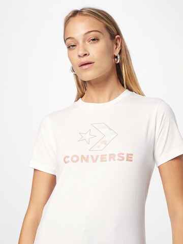 Tricou de la CONVERSE pe alb