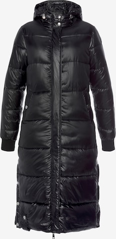 ALPENBLITZ Winter Coat in Black: front