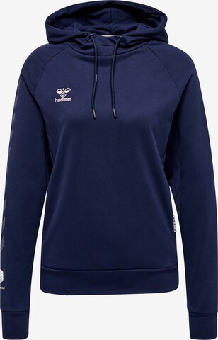 Hummel Athletic Sweatshirt 'Move Grid' in Blue: front