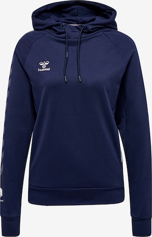 Sweat de sport 'Move Grid' Hummel en bleu : devant