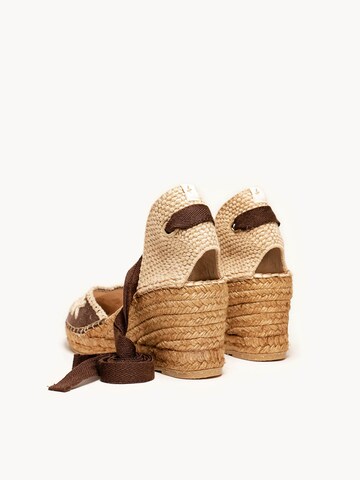 Sandales 'Alpargata Cuña' Alhamas en marron