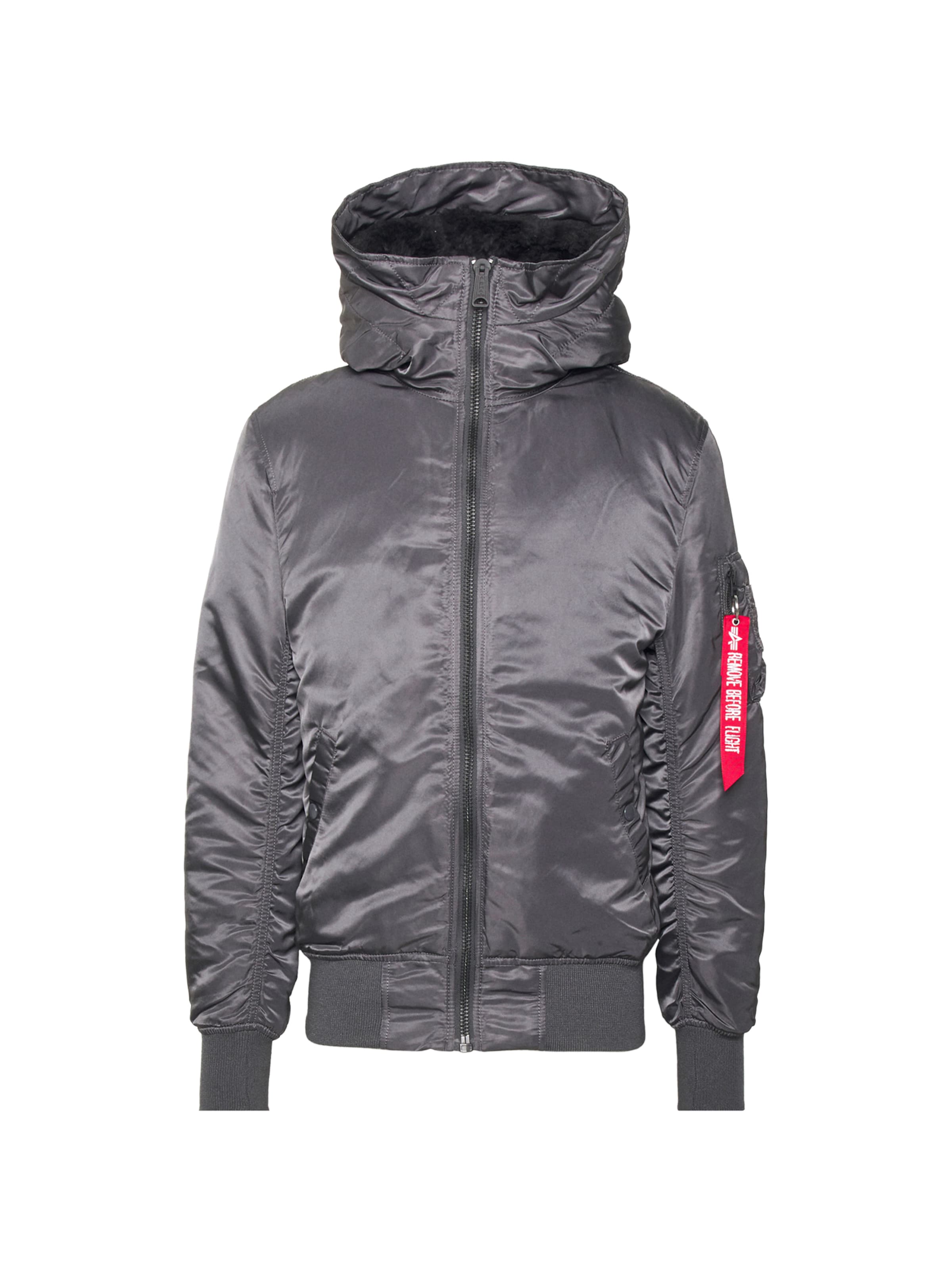 ALPHA INDUSTRIES Vinterjacka 'MA-1' i grå: framsida