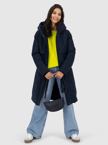 Alife and Kickin Between-seasons coat 'Carsyn' in Blue
