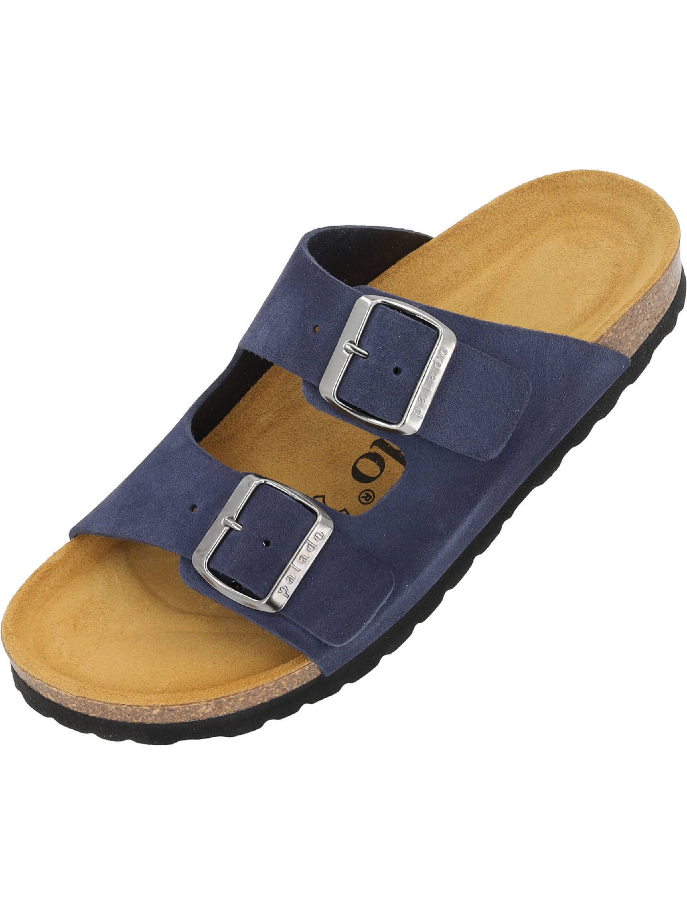 Palado Pantofle 'Korfu' – modrá: přední strana