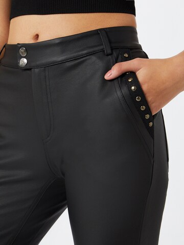 monari Slimfit Hose in Schwarz