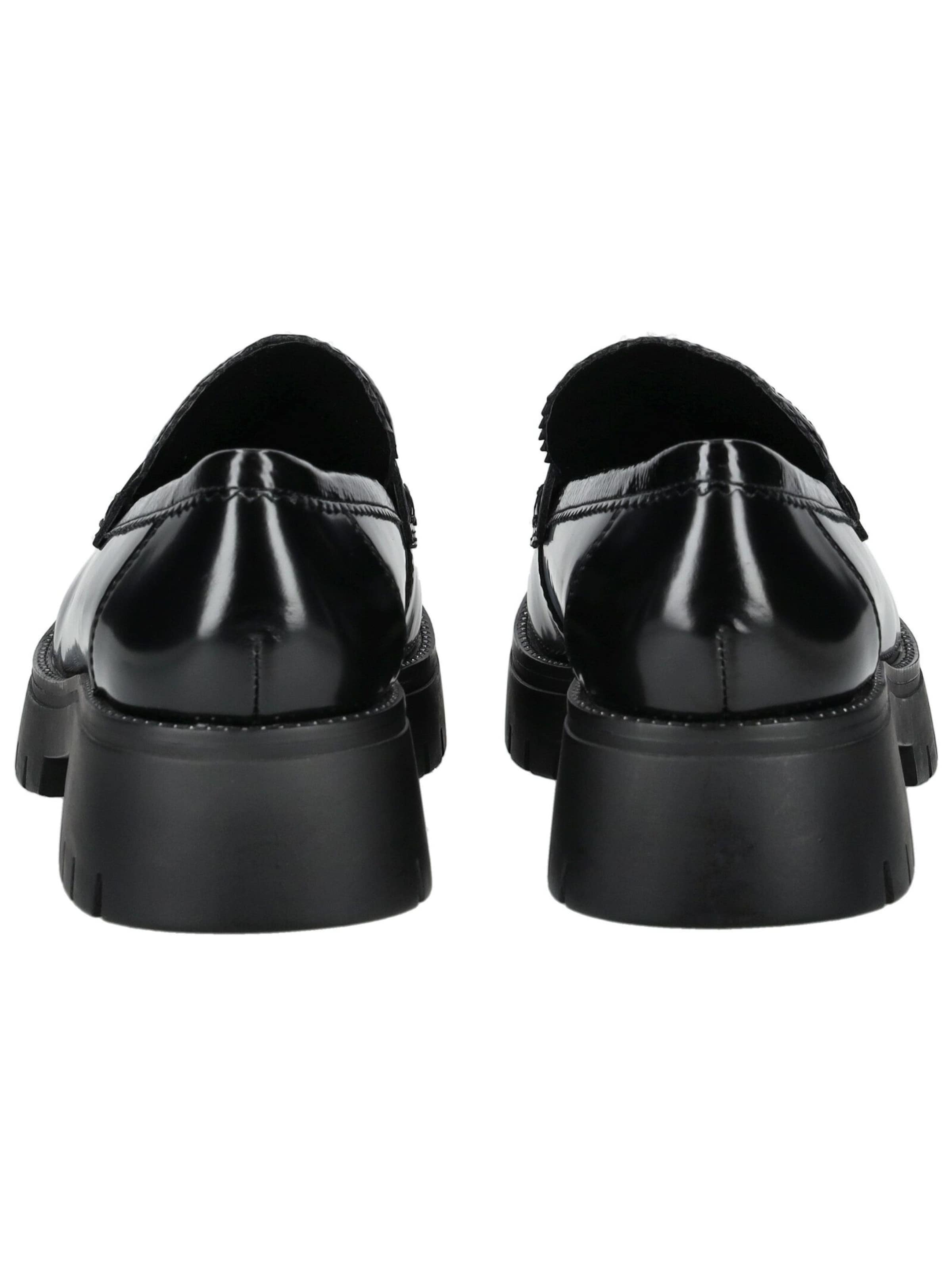 Regarde le Ciel Slip-ons in Black