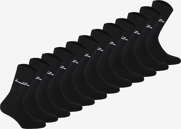Diadora - Calcetines deportivos en negro: frente
