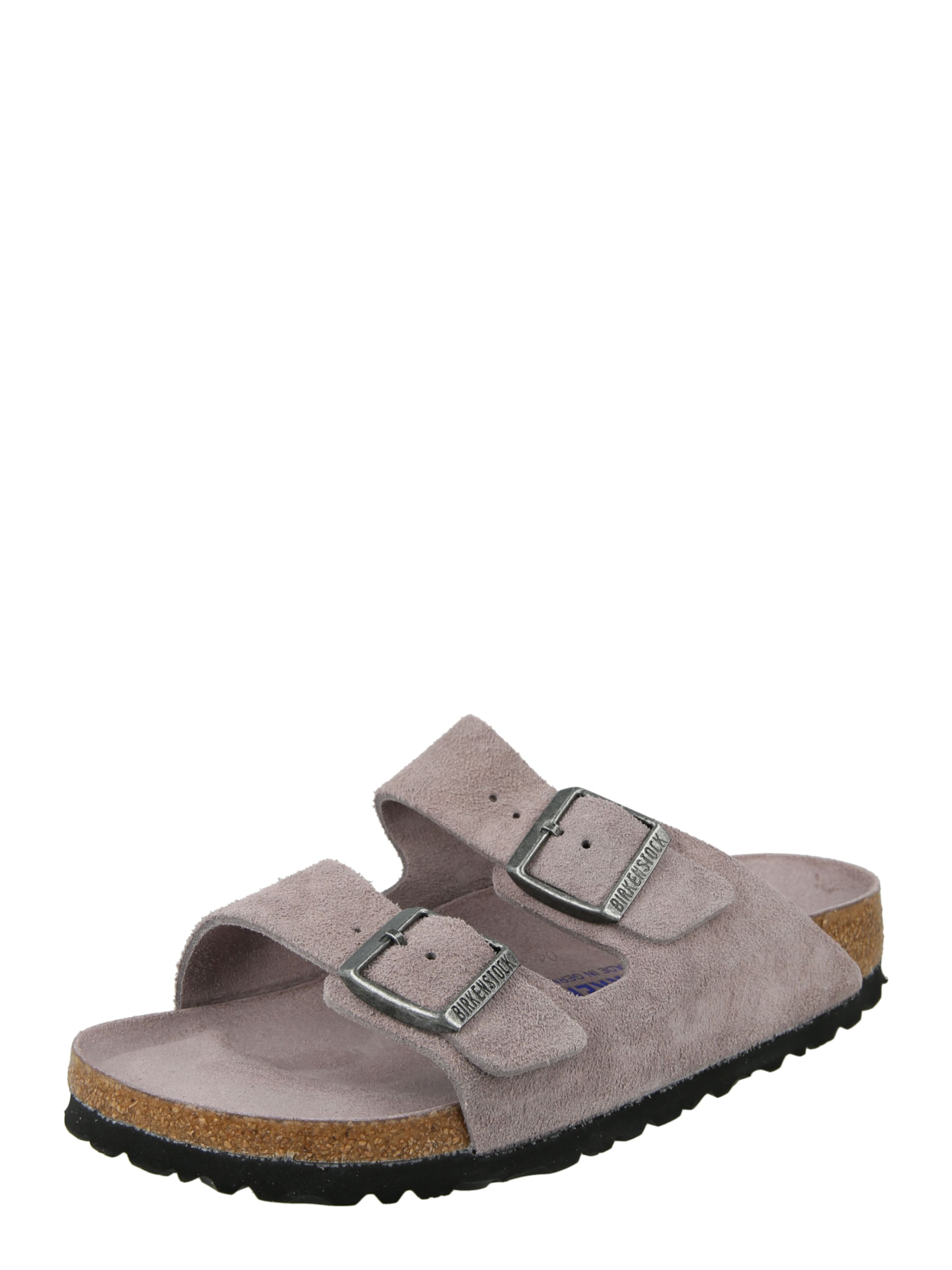 BIRKENSTOCK Muiltjes 'Arizona' in Lila: voorkant