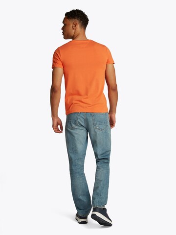 TOMMY HILFIGER Slim fit Koszulka w kolorze pomarańczowy