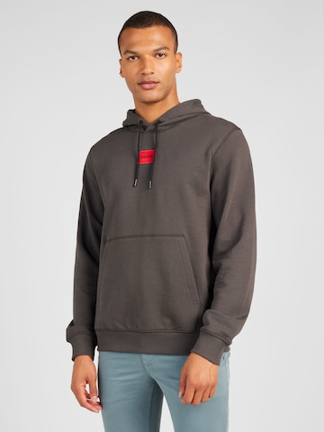 HUGO Sweatshirt 'Daratschi214' in Grey: front