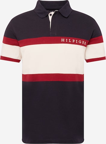 T-Shirt TOMMY HILFIGER en bleu : devant