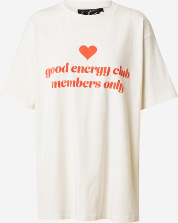 The Couture Club Póló 'Good Energy' - fehér: elől