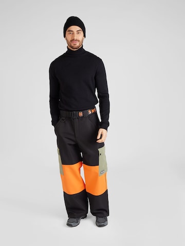 TOPMAN Loosefit Sporthose in Schwarz