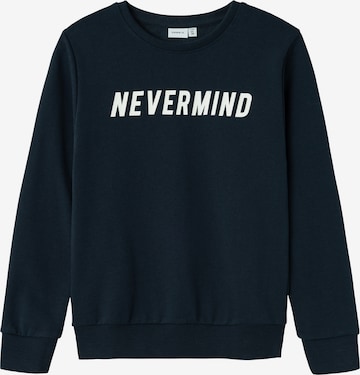 NAME IT - Sweatshirt 'Tilo' em azul: frente