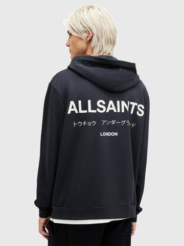 AllSaints Sweatshirt 'UNDERGROUND' in Blue: front