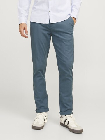 JACK & JONES Slimfit Chino 'JPSTMARCO JJFURY' in Blauw: voorkant
