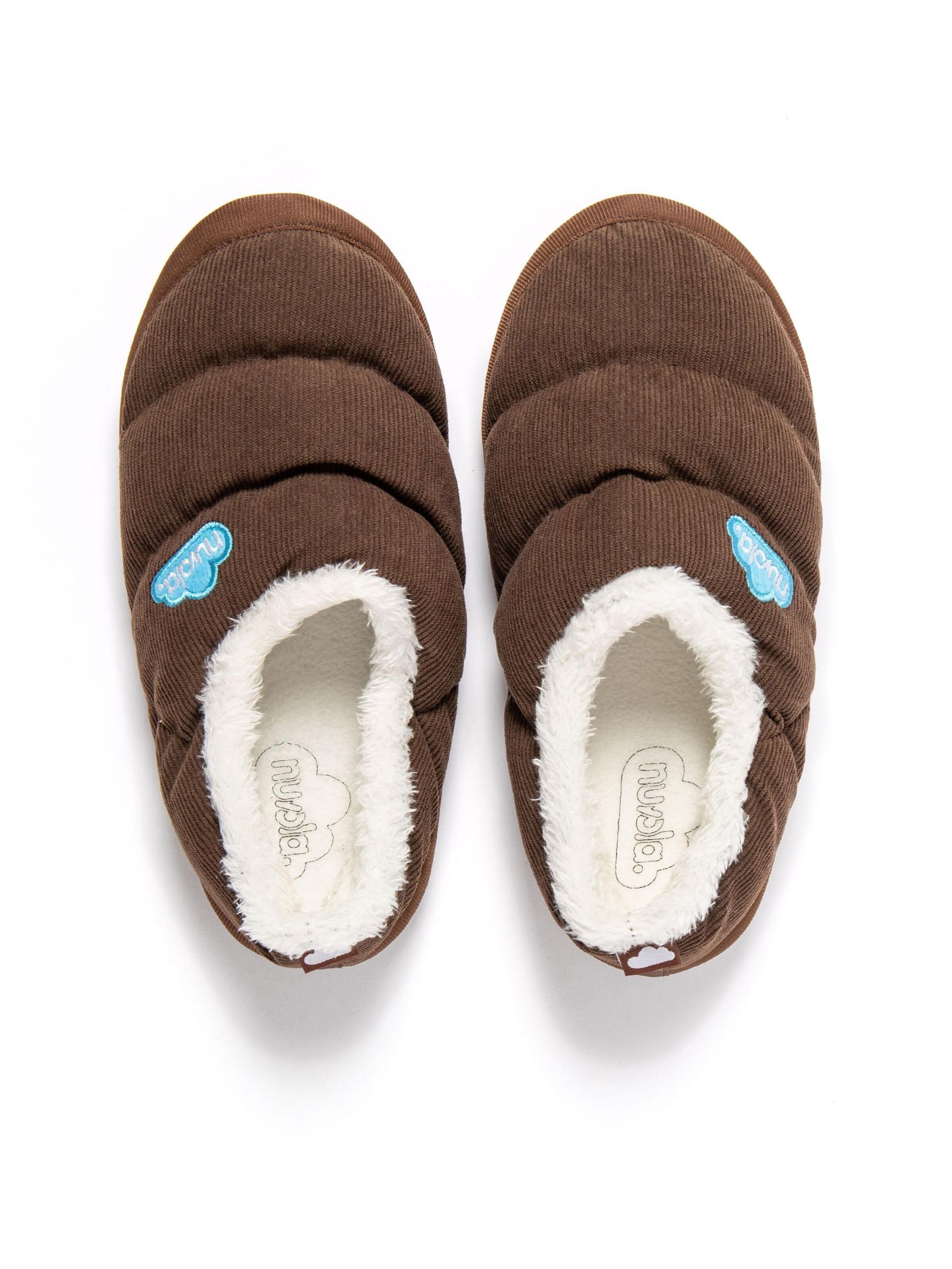 Nuvola. Slippers 'Classic Cordy' in Brown