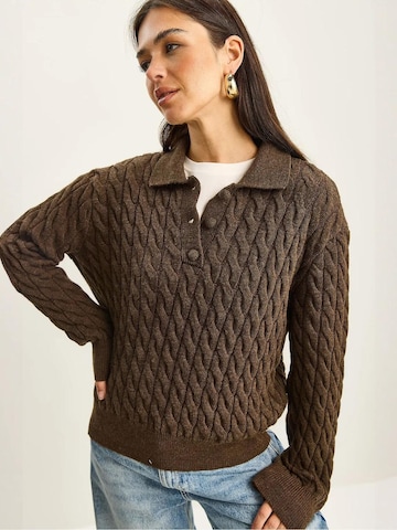 Bianco Lucci - Pullover em castanho