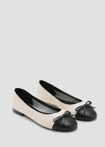 MANGO Ballet Flats 'Fiona' in White