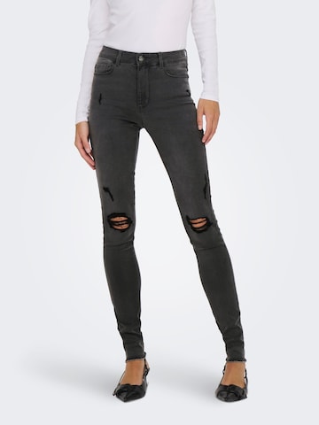 ONLY Skinny Jeans 'JOSIE' in Grijs: voorkant