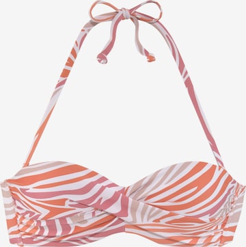 jauktas krāsas SUNSEEKER Balconette Bikini augšdaļa: no priekšpuses